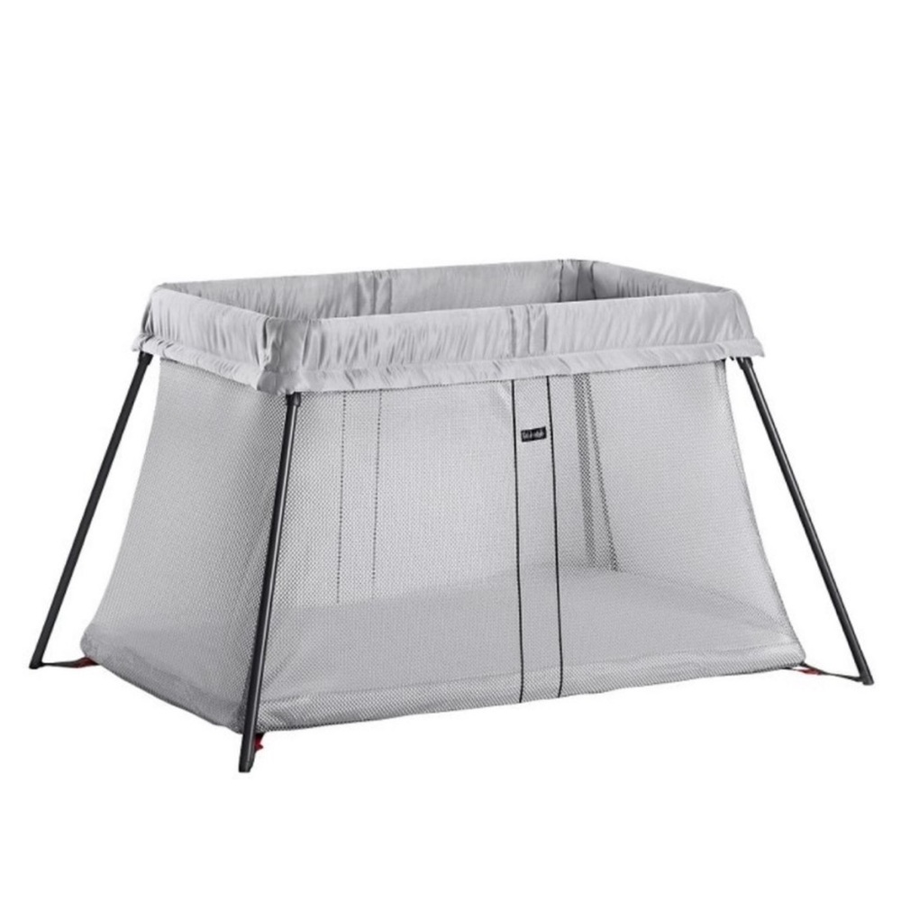 BabyBjorn Travel Crib Light - Light Silver